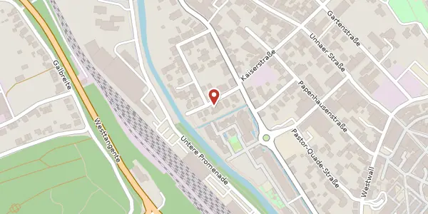 Karte der Umgebung von Kaiserstr. 6, 58706 Menden