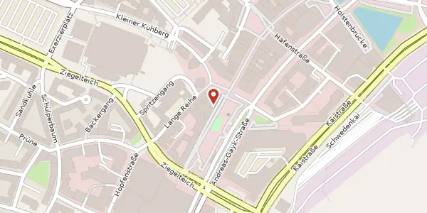 Karte der Umgebung von Holstenstraße 96, 24103 Kiel