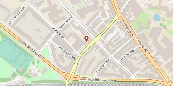 Karte der Umgebung von Rentzelstraße 34, 20146 Hamburg