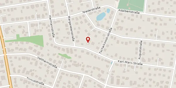 Karte der Umgebung von Karl-Marx-Straße 44, 16548 Glienicke/Nordbahn