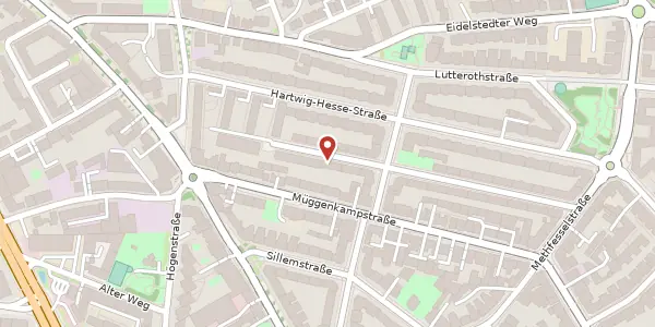 Karte der Umgebung von Luruper Weg 45, 20257 Hamburg
