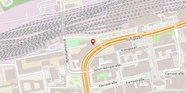 Karte der Umgebung von Königswall 21, 44137 Dortmund