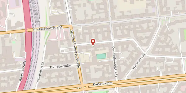 Karte der Umgebung von Horstweg 26, 14059 Berlin