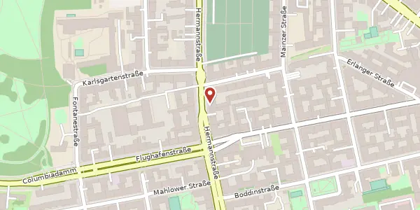 Karte der Umgebung von Hermannstraße 231, 12049 Berlin