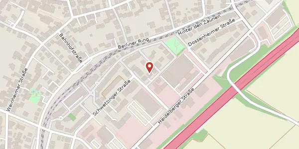 Karte der Umgebung von Hirschberger Str. 4, 68519 Viernheim