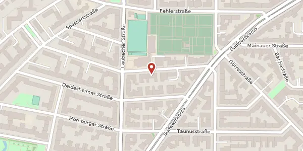 Karte der Umgebung von Offenbacher Straße 27, 14197 Berlin