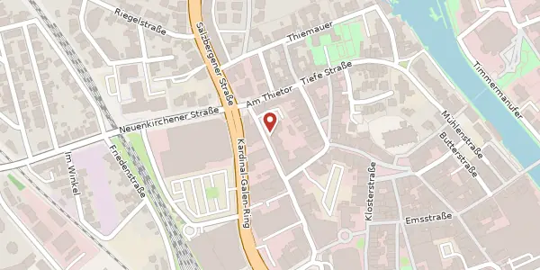Karte der Umgebung von Poststr. 26, 48431 Rheine