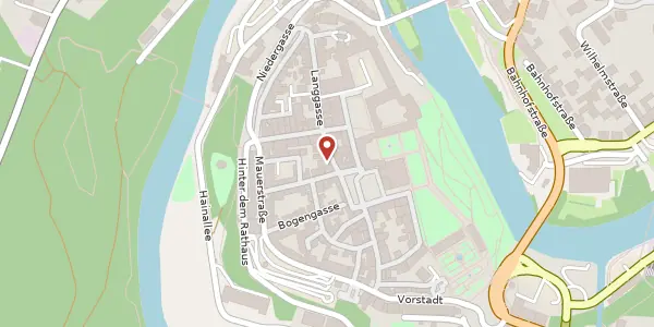 Karte der Umgebung von Langgasse 36, 35781 Weilburg