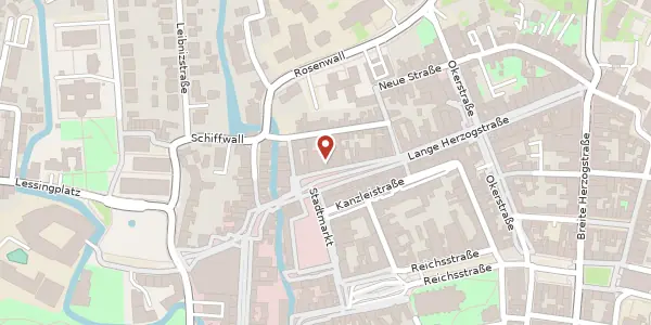 Karte der Umgebung von Lange Herzogstraße 61/62, 38300 Wolfenbüttel