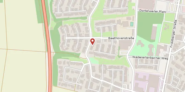 Karte der Umgebung von Konrad-Adenauer-Allee 40, 61118 Bad Vilbel