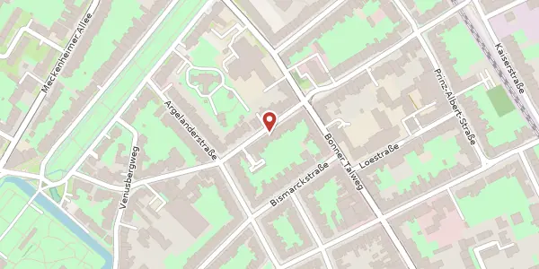 Karte der Umgebung von Königstr. 51, 53115 Bonn