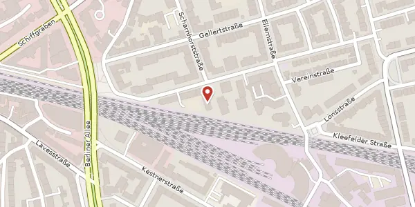 Karte der Umgebung von Leisewitzstraße 39 A, 30175 Hannover