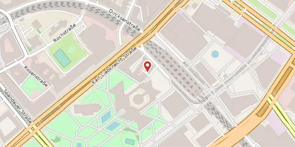 Karte der Umgebung von Panoramastraße 1, 10178 Berlin