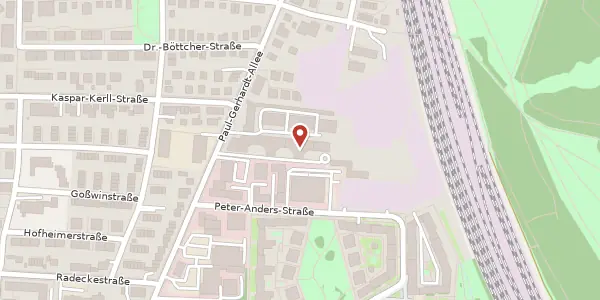 Karte der Umgebung von Paul-Gerhardt-Allee 50, 81245 München