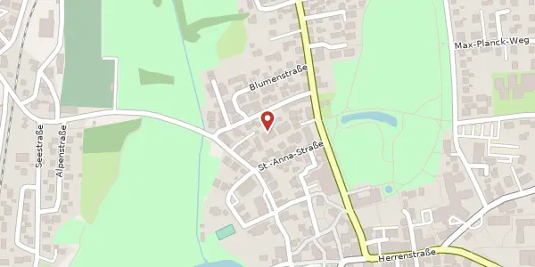 Karte der Umgebung von Gartenstraße 5/1, 88353 Kißlegg