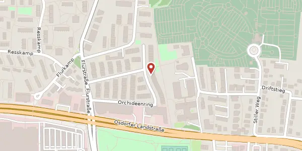 Karte der Umgebung von Orchideenring 18d, 22607 Hamburg