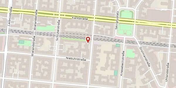 Karte der Umgebung von Bleibtreustraße 8, 10623 Berlin