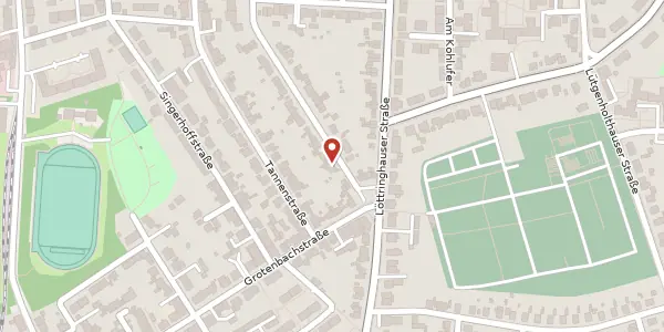 Karte der Umgebung von Domänenstr. 51, 44225 Dortmund