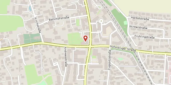 Karte der Umgebung von Münchner Str. 1, 82054 Sauerlach