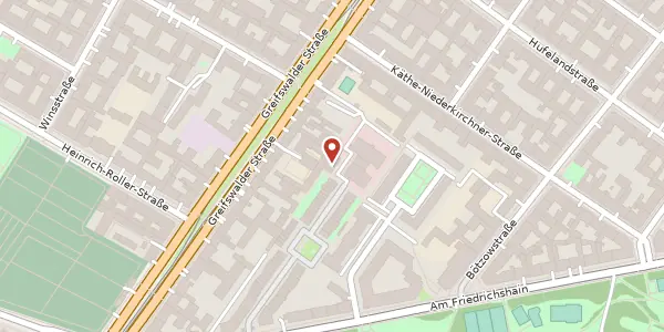 Karte der Umgebung von Am Schweizer Garten 75, 10407 Berlin