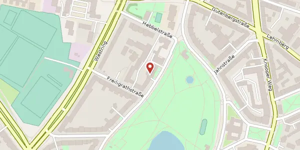 Karte der Umgebung von Schillerstraße 24, 24116 Kiel