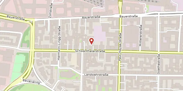 Karte der Umgebung von Schwanthalerstr. 70, 80336 München