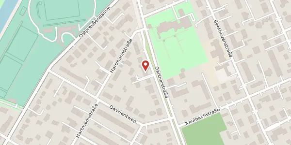 Karte der Umgebung von Gärtnerstraße 2e, 12207 Berlin