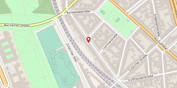 Karte der Umgebung von Dasselstr. 51, 50674 Köln
