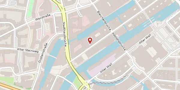Karte der Umgebung von Neuer Wall 80, 20354 Hamburg