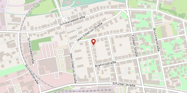 Karte der Umgebung von Peter-Cornelius-Straße 18, 99423 Weimar