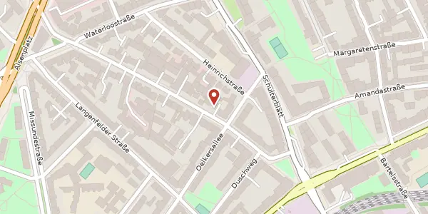 Karte der Umgebung von Eimsbütteler Straße 16, 22769 Hamburg