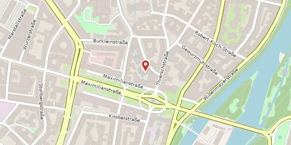 Karte der Umgebung von Pfarrstr. 14, 80538 München