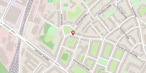 Karte der Umgebung von Grüner Brunnenweg 85, 50827 Köln