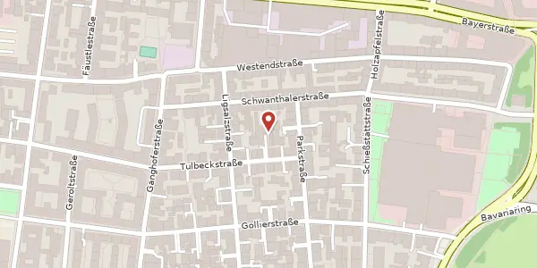 Karte der Umgebung von Tulbeckstr. 4 d, 80339 München