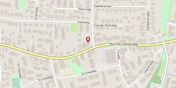 Karte der Umgebung von Möllner Landstrasse 51, 22113 Oststeinbek