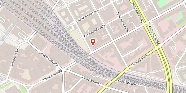 Karte der Umgebung von Königstraße 55, 30175 Hannover
