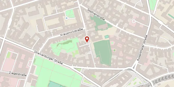 Karte der Umgebung von Große Hamburger Straße 17, 10115 Berlin