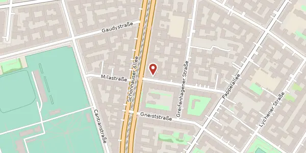 Karte der Umgebung von Buchholzer Straße 9, 10437 Berlin
