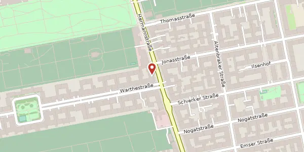 Karte der Umgebung von Hermannstraße 93, 12051 Berlin