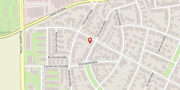 Karte der Umgebung von Minorstr. 7, 81477 München