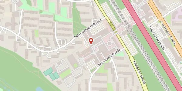 Karte der Umgebung von Peter-Behrens-Str. 99, 40595 Düsseldorf