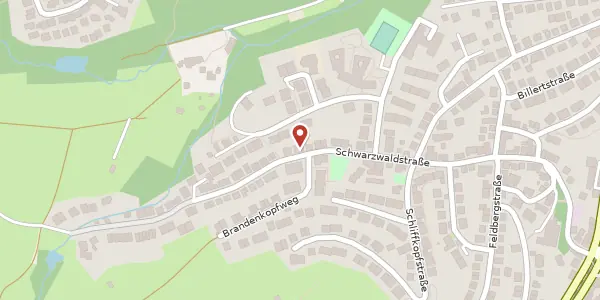 Karte der Umgebung von Schwarzwaldstraße 82, 70569 Stuttgart