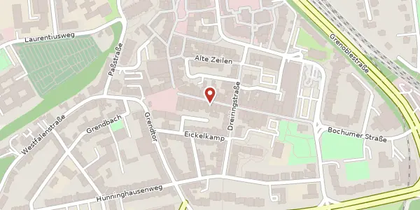 Karte der Umgebung von Bochumer Str. 16, 45276 Essen