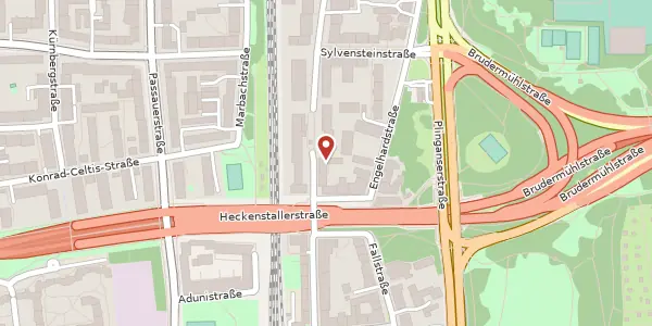 Karte der Umgebung von Karwendelstr. 45, 81369 München