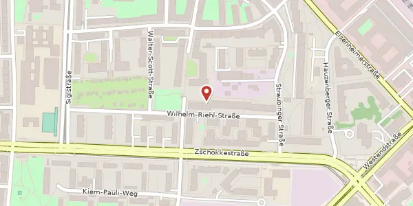 Karte der Umgebung von Wilhelm-Riehl-Str. 28, 80687 München