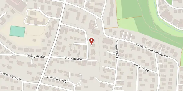 Karte der Umgebung von Humperdinckstr. 7b, 65193 Wiesbaden