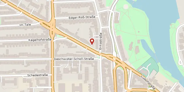Karte der Umgebung von Lokstedter Weg 24, 20251 Hamburg