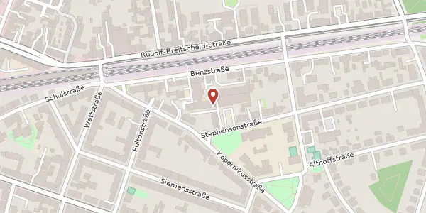 Karte der Umgebung von Stephensonstraße 4a, 14482 Potsdam