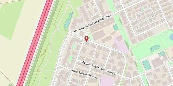 Karte der Umgebung von Ella-Bergmann-Michel-Str. 15, 60438 Frankfurt