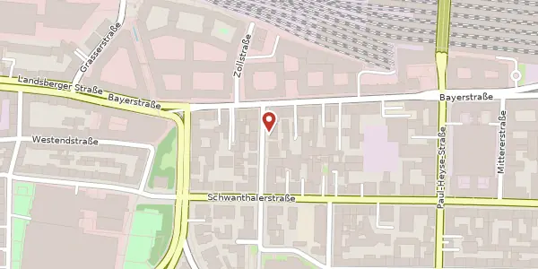 Karte der Umgebung von Hermann-Lingg-Str. 3, 80336 München